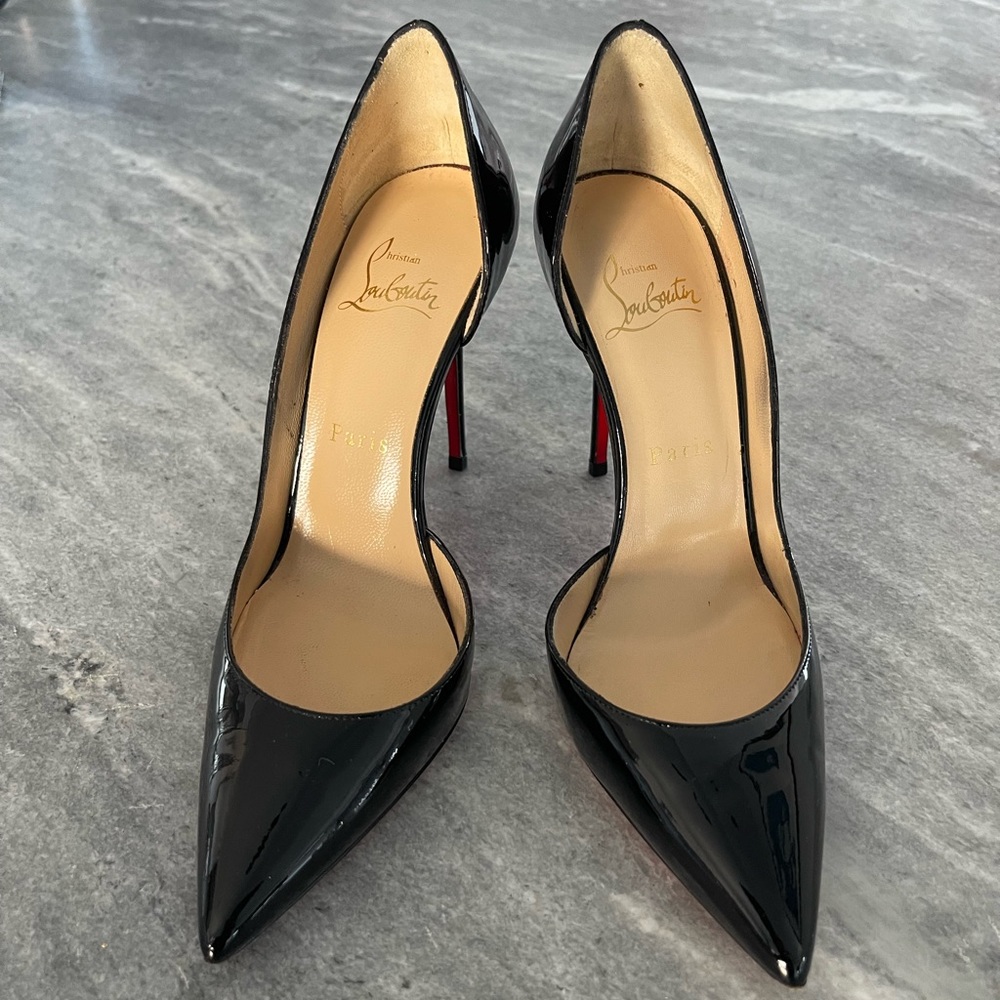 Christian Louboutin Black Patent Iriza